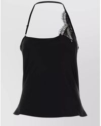Courreges - Stretch Satin Top - Lyst