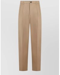 Department 5 - Pleated Slim-Fit Chino Trousers - Lyst