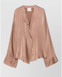 forte_forte - Silk Satin Shirt - Lyst