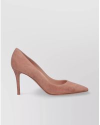 Gianvito Rossi - Suede Leather High Heel Pumps - Lyst