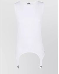 Jean Paul Gaultier - Cotton Ribbed Tank Top - Lyst