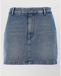 ARMARIUM - Lula Mini Skirt Belt Loops Pockets - Lyst