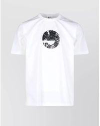 Junya Watanabe - Short Sleeves Graphic Print Round Neck - Lyst