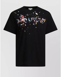 McQueen - T-Shirt With Print On The Front - Lyst