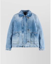 Fay - 3 Hooks Denim Jacket - Lyst