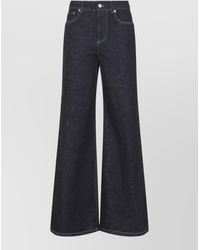 Marni - Denim Mid-Rise Wide-Leg Jeans - Lyst