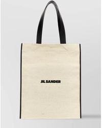 Jil Sander - Medium Canvas Tote Bag - Lyst