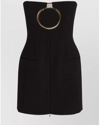 Ferragamo - Wool Mini Dress - Lyst