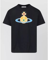 Vivienne Westwood - Oversized Cotton Logo Print T-Shirt - Lyst