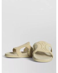 Celine - Leather Slide Sandals - Lyst