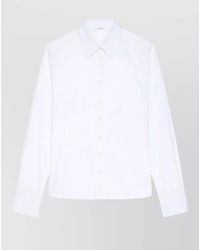 Givenchy - Long Sleeve Shirt Pointed Collar Design - Lyst