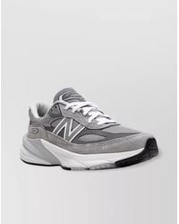 New Balance - Suede Panelled Low-Top Sneakers - Lyst