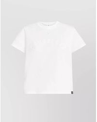 Courreges - Logo-Print Cotton Short-Sleeve T-Shirt - Lyst