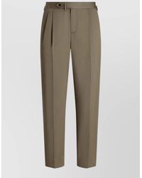 Dolce & Gabbana - Tailored Trousers Straight Leg Pleated Front - Lyst