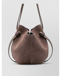 Yuzefi - Mochi Leather Bucket Bag - Lyst