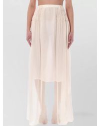 Dries Van Noten - Silk High-Waisted Gathered Maxi Skirt - Lyst