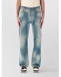 Off-White c/o Virgil Abloh - Denim Mid-Rise Relaxed-Fit Straight-Leg Jeans - Lyst
