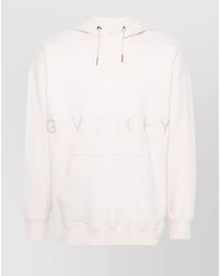 Givenchy - Drawstring Hood Sweater With Pouch Pocket - Lyst
