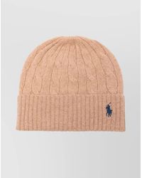 Polo Ralph Lauren - Cable-Knit Wool-Cashmere Beanie - Lyst