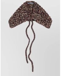 Prada - Chunky Knit Wool Long Winter Scarf - Lyst