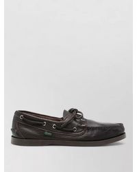 Paraboot - Boat Shoes Lace Up Rubber Sole Design - Lyst