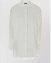 Jil Sander - Muslin Shirt Long Sleeves Straight Collar - Lyst