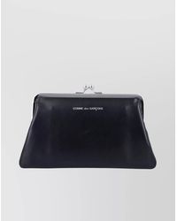 Comme des Garçons - Leather Kiss-Lock Purse - Lyst