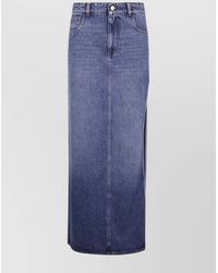 Coperni - Denim High-Rise Mini Skirt - Lyst