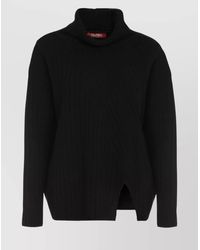 Max Mara - Wool And Cashmere High Neck Sweater - Lyst