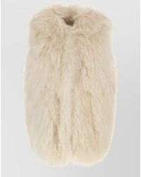 Yves Salomon - Long-Haired Lamb Fur Vest - Lyst