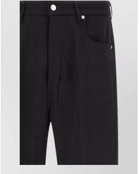 Rick Owens - Geth Straight Denim Jeans Belt Loops Back Pocket - Lyst