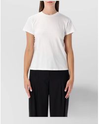 MM6 by Maison Margiela - Cotton Jersey Short-Sleeve T-Shirt - Lyst
