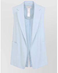 Sportmax - Maggio Tailored Vest Sleeveless Lapel Design - Lyst