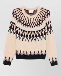 forte_forte - Wool Crewneck Long-Sleeve Sweater - Lyst