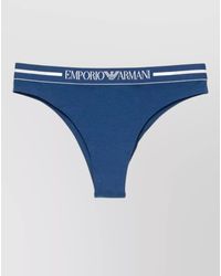 Emporio Armani - Striped High-Cut Briefs - Lyst