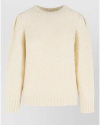 Isabel Marant - Emma Virgin Wool Blend Sweater Textured - Lyst