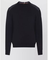 Moncler - Virgin Wool Ribbed Crewneck Sweater - Lyst