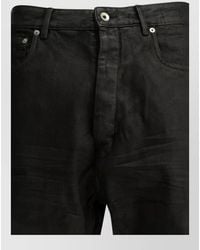 Rick Owens - Denim Mid-Rise Wide-Leg Jeans - Lyst