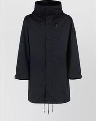 Stone Island - Wool Twill Hooded Parka - Lyst