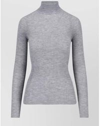 Sa Su Phi - Long Sleeve Mock Neck Knitwear Top - Lyst