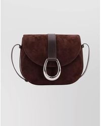 STAUD - Na Leather Shoulder Bag - Lyst