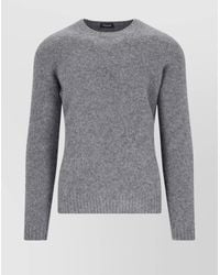 Drumohr - Lambswool Crewneck Jumper - Lyst