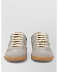 Maison Margiela - Replica Lace Up Low Top Sneakers - Lyst
