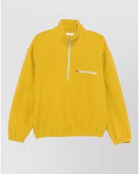 Rier - Wool High-Neck Half-Zip Lightweight Jacket - Lyst