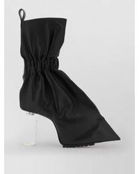 Rick Owens - Pointed Toe Ankle Boots Clear Heel - Lyst