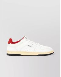 HUGO - Leather Sneaker - Lyst