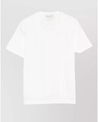 forte_forte - Organic Cotton Crew Neck Short Sleeve T-Shirt - Lyst