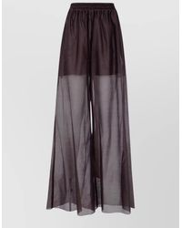DR. HOPE - Lyocell Wide-Leg Trousers - Lyst