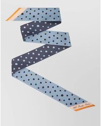 Fendi - Polka Dot Two Tone Silk Tie - Lyst