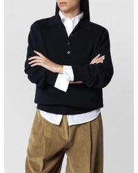 Rohe - Knitwear Sweater Structured Cuffs And Hem - Lyst